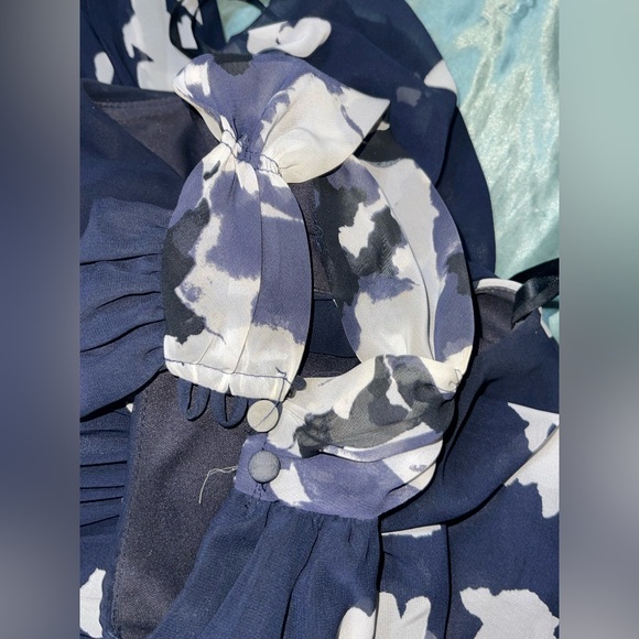 Betsy & Adam Women's Chiffon Floral Maxi Dress - Picture 7 of 9